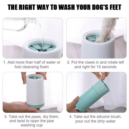 Automatic Dog Paw Cleaner Cup